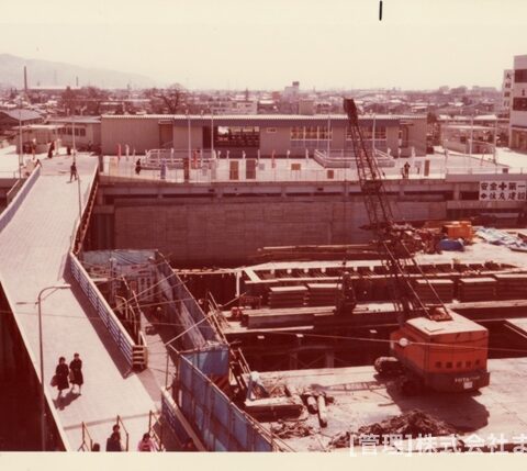 変りゆく住道駅周辺昭和55年3月7日-1
