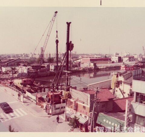 変りゆく住道駅周辺昭和51年3月-10