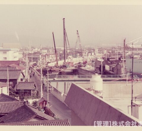 変りゆく住道駅周辺昭和50年3月