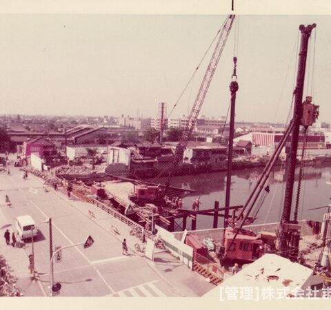 変りゆく住道駅周辺昭和51年3月-9