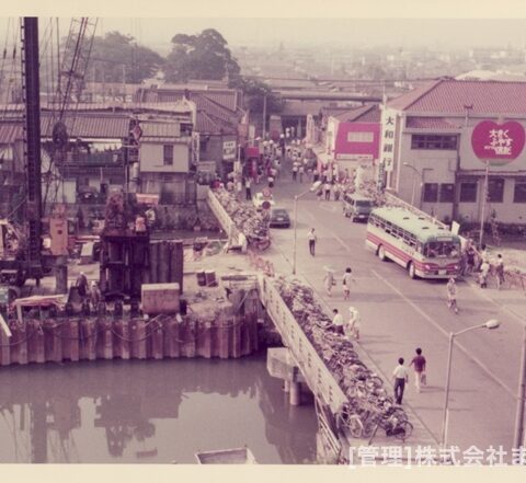 変りゆく住道駅周辺昭和49年8月-1