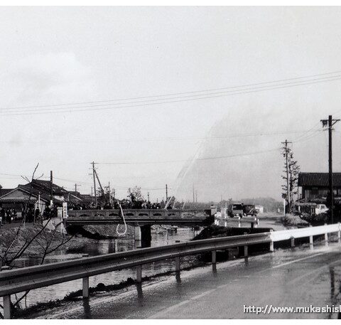 S30～40年代_消防・病院・水道2寝屋川での放水、消防団、その他6